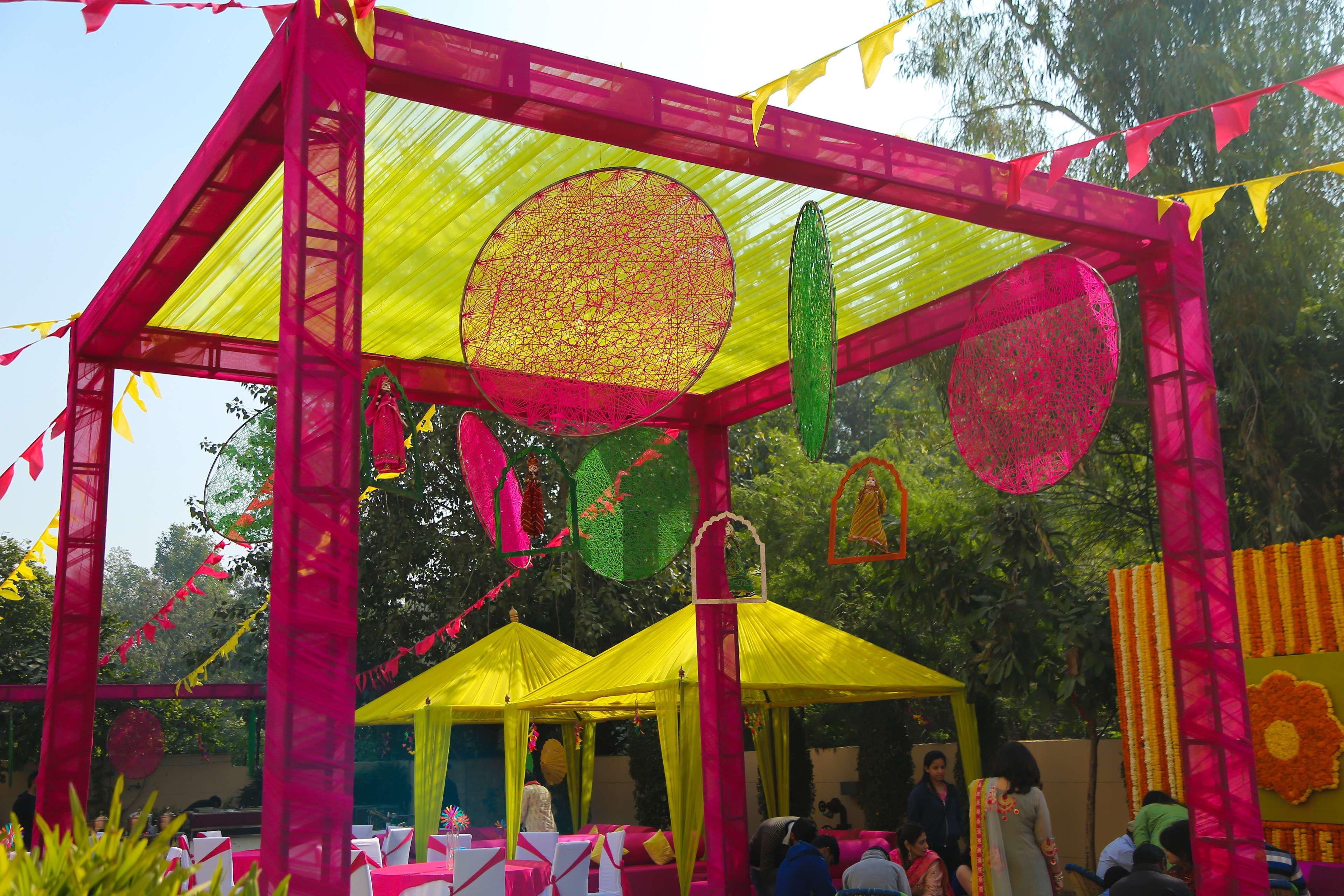 Hyatt Place Gurgaon Udyog Vihar Dış mekan fotoğraf A tent at a wedding in India