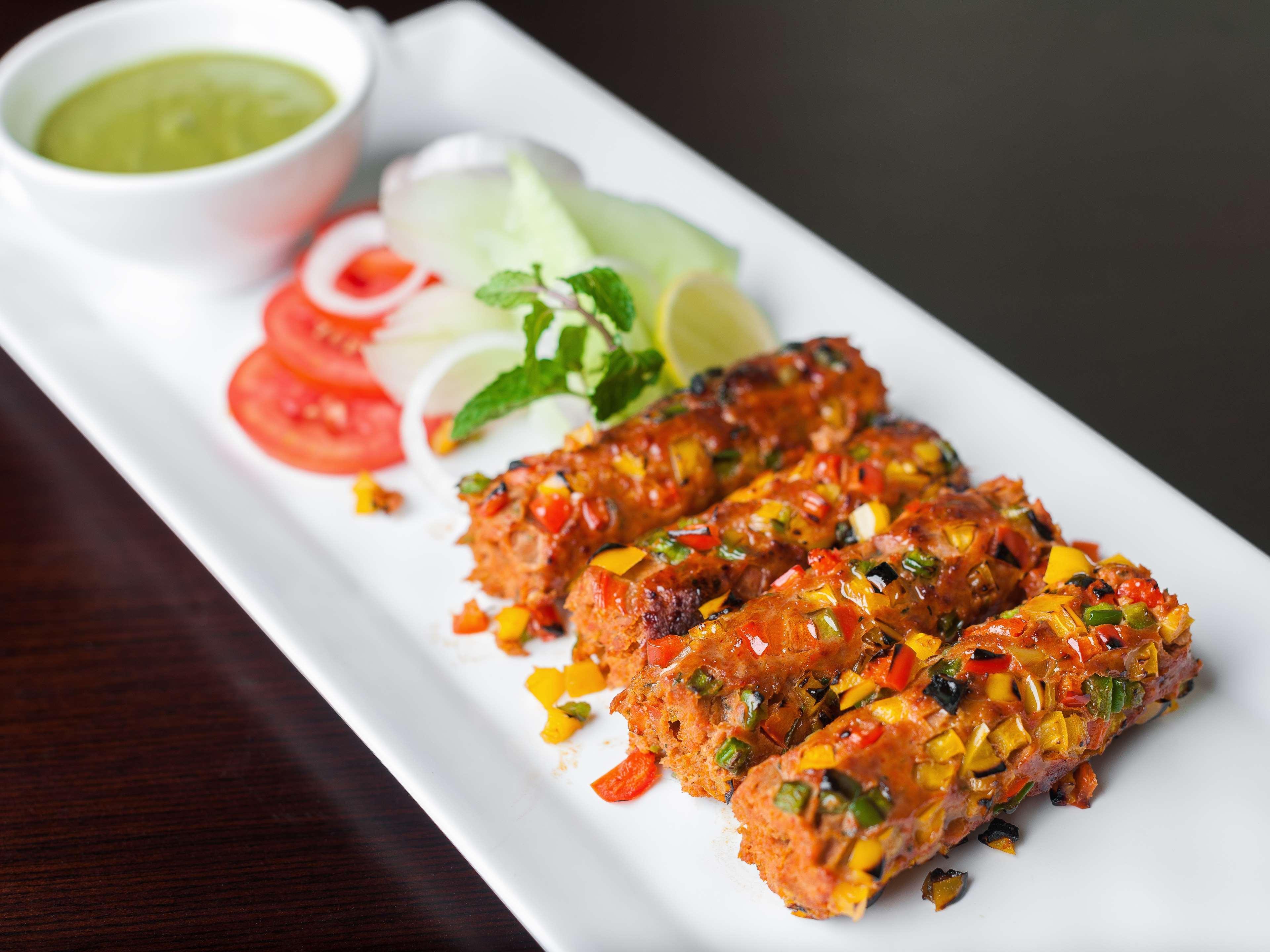 Hyatt Place Gurgaon Udyog Vihar Dış mekan fotoğraf Vegetable Seekh Kebab