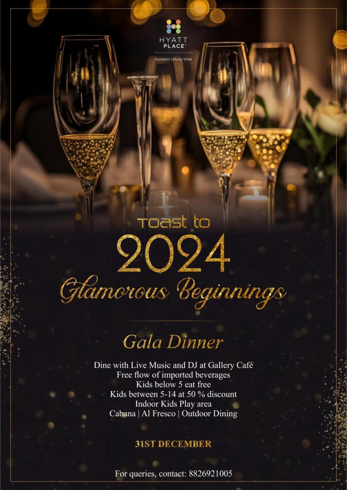 Hyatt Place Gurgaon Udyog Vihar Dış mekan fotoğraf New Year's Eve Gala Dinner at Gallery Cafe